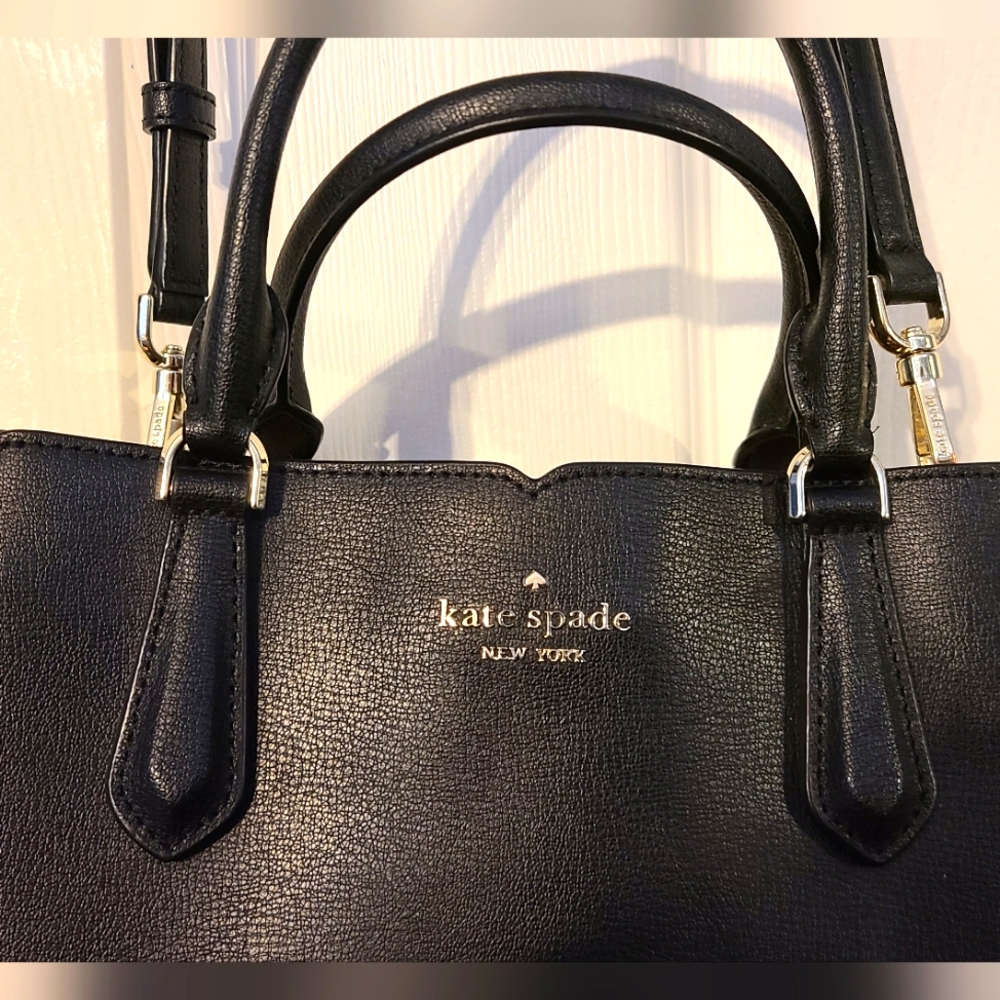 Kate Spade New York Tippy Small Triple Compartment Satchel Black